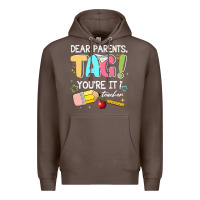 Coffee dear parents tag youare it teacher Premium Hoodie - JahusDesignShop