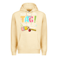Pina Colada dear parents tag youare it teacher Premium Hoodie - JahusDesignShop
