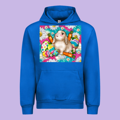 Easter Day Rabbit Urban Hoodie Designed By Tumblerdesignbyshophia