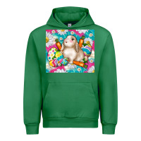 Emerald easter day rabbit Urban Hoodie - TumblerDesignByShophia