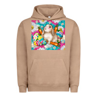 Pigment Burro easter day rabbit Urban Hoodie - TumblerDesignByShophia