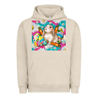 Pigment French Oak easter day rabbit Urban Hoodie - TumblerDesignByShophia
