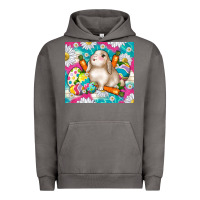 Pigment Tornado easter day rabbit Urban Hoodie - TumblerDesignByShophia
