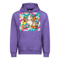 Tulip easter day rabbit Urban Hoodie - TumblerDesignByShophia
