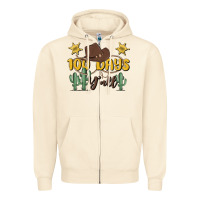 Sandshell 100 days y'all Zipper Hoodie - MaliasSmallBusiness
