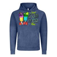 Vintage Denim sweet summer time3 Vintage Hoodie - CowhideDigitalArt
