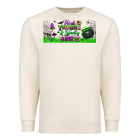 Sandshell thick thighs and spooky vibes libbey glass Premium Sweatshirt - BundleAndBundleShop