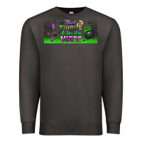 Smoke thick thighs and spooky vibes libbey glass Premium Sweatshirt - BundleAndBundleShop