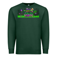 Sports Green thick thighs and spooky vibes libbey glass Premium Sweatshirt - BundleAndBundleShop