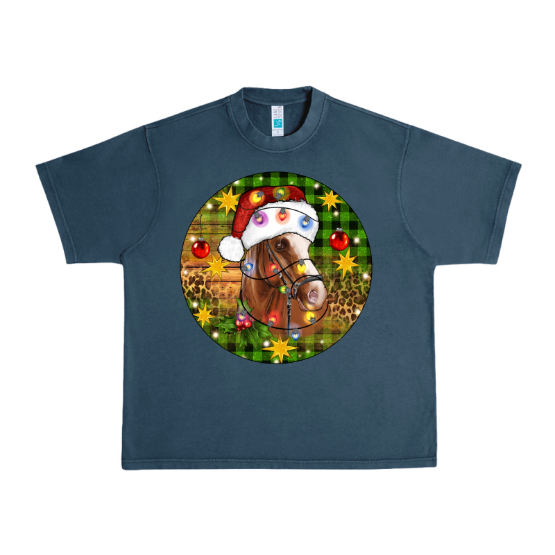 Christmas Horse Urban Heavy Tee by Artiststas | Teevron