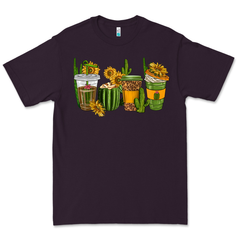 Cactus Coffee Cups Premium Tee by texasbilliewilder | Teevron