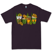 Plum cactus coffee cups Premium Tee - texasbilliewilder