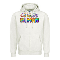 Oatmeal Heather we are all human Zipper Hoodie - MaliasSmallBusiness