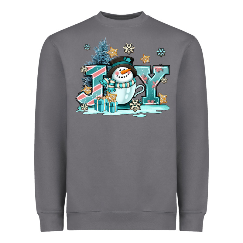 Cute Coffeecup Snowmanand Joy Heavyweight Sweatshirt by AdoDesignShop | Teevron