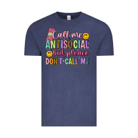 Vintage Denim call me antisocial but please don't call me Vintage Tee - Artiststas