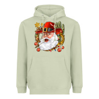 Matcha Cowboy Santa Heavyweight Hoodie - BundleAndBundleShop
