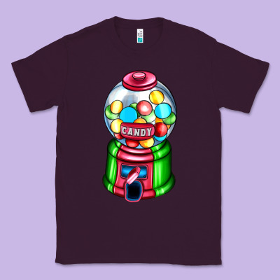 Candy Machine Classic Tee Designed By Adodesignshop