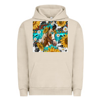 Pigment French Oak cowhide aztec horse Urban Hoodie - TumblerDesignByShophia