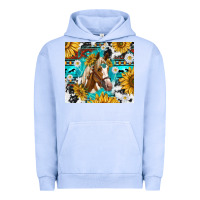 Pigment Grape Ice cowhide aztec horse Urban Hoodie - TumblerDesignByShophia