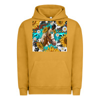 Pigment Peanut Butter cowhide aztec horse Urban Hoodie - TumblerDesignByShophia