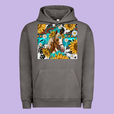 Cowhide Aztec Horse Urban Hoodie Designed By Tumblerdesignbyshophia