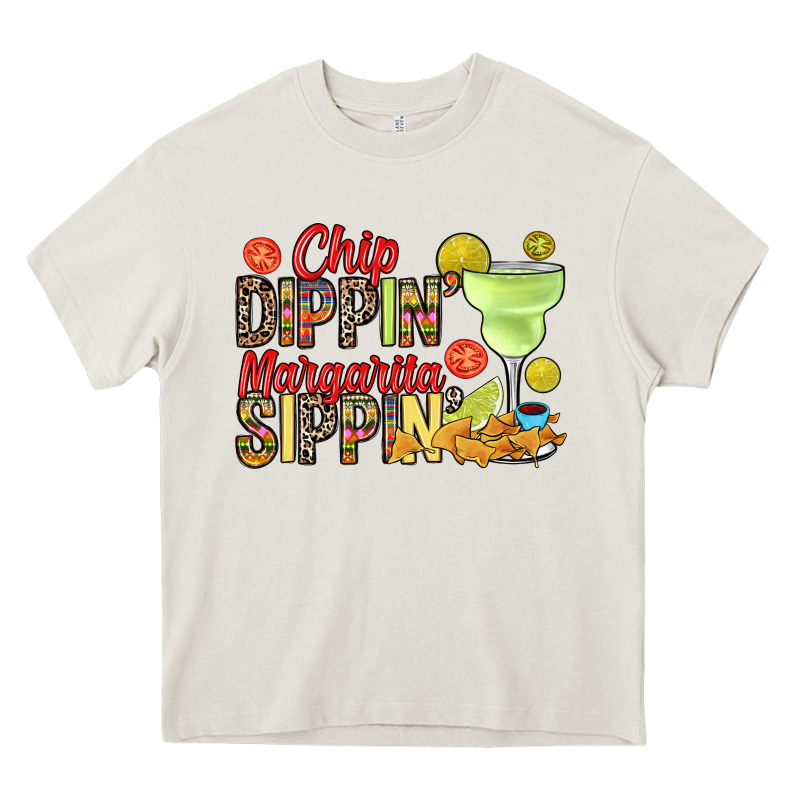 Chip Dippin' Margarita Sippin' Heavy Core Tee by RanaPortraitStore | Teevron