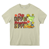 Mossy Chip dippin' margarita sippin' Heavy Core Tee - RanaPortraitStore