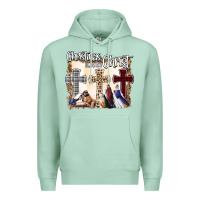 Seafoam Christmas Begins With Christ Premium Hoodie - Bettercallsaul