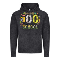 Vintage Black happy 100 day of school Vintage Hoodie - RacoonDesign
