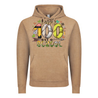 Vintage Coffee happy 100 day of school Vintage Hoodie - RacoonDesign