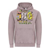Vintage Zinc happy 100 day of school Vintage Hoodie - RacoonDesign