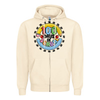 Sandshell 100 days of school Zipper Hoodie - MaliasSmallBusiness