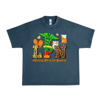 Midnight Navy lpn juneteenth licensed practical nurse Urban Heavy Tee - AdoDesignShop