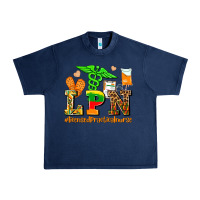 Navy lpn juneteenth licensed practical nurse Urban Heavy Tee - AdoDesignShop