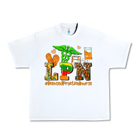 White lpn juneteenth licensed practical nurse Urban Heavy Tee - AdoDesignShop