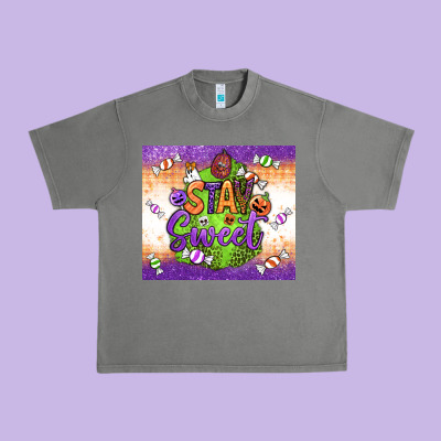Stay Sweet Urban Heavy Tee Designed By Bundleandbundleshop