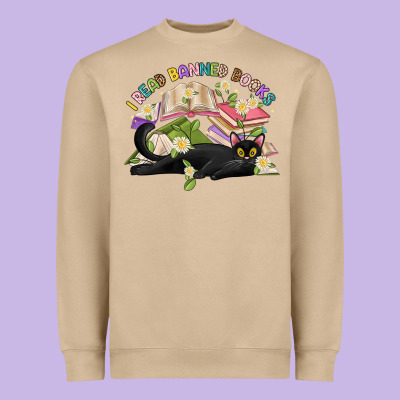 I Read Banned Books Heavyweight Sweatshirt Designed By Artiststas