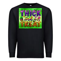 Black thick and a treat Premium Sweatshirt - BundleAndBundleShop