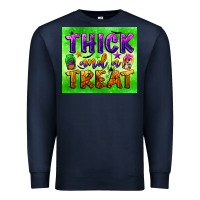 Navy thick and a treat Premium Sweatshirt - BundleAndBundleShop