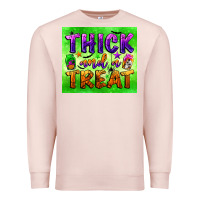Pale Pink thick and a treat Premium Sweatshirt - BundleAndBundleShop