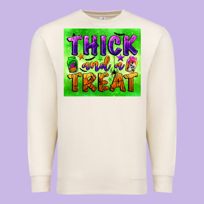 Thick And A Treat Premium Sweatshirt Designed By Bundleandbundleshop