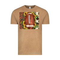 Vintage Camel football leopard cowhide sunflower Vintage Tee - JahusDesignShop