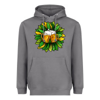 Storm St. Patricks Sunflower With Beer Heavyweight Hoodie - BundleAndBundleShop