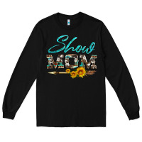 Black show mom aztec cowhide sunflower and arrow Long Sleeve Tee - Artiststas