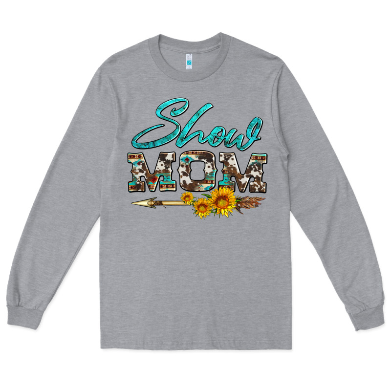 Show Mom Aztec Cowhide Sunflower And Arrow Long Sleeve Tee by Artiststas | Teevron