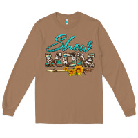 Toasted Coconut show mom aztec cowhide sunflower and arrow Long Sleeve Tee - Artiststas