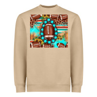 Mushroom football leopard turquoise gemstone sunflower Heavyweight Sweatshirt - JahusDesignShop
