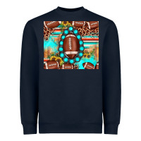 Navy football leopard turquoise gemstone sunflower Heavyweight Sweatshirt - JahusDesignShop