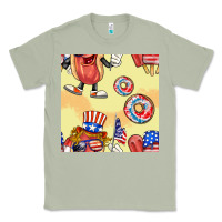 Matcha patriotic hotdog ice cream donat Classic Tee - BundleAndBundleShop