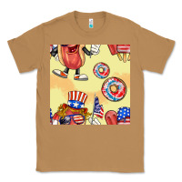 Toasted Coconut patriotic hotdog ice cream donat Classic Tee - BundleAndBundleShop